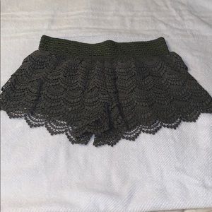 Crochet shorts